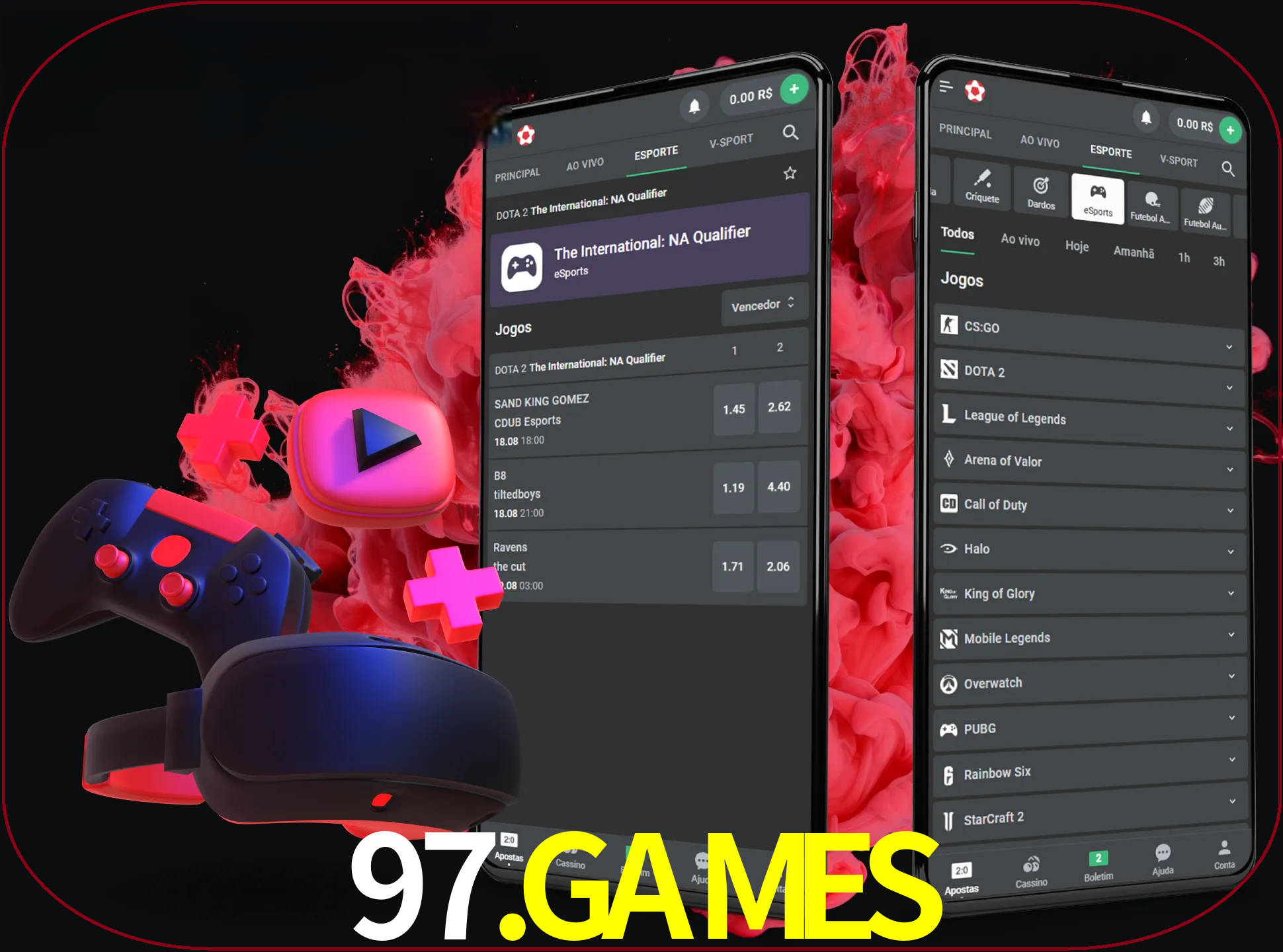 Para ter a aplicação móvel 97.games no seu smartphone, basta descarregar o ficheiro apk e seguir as instruções.