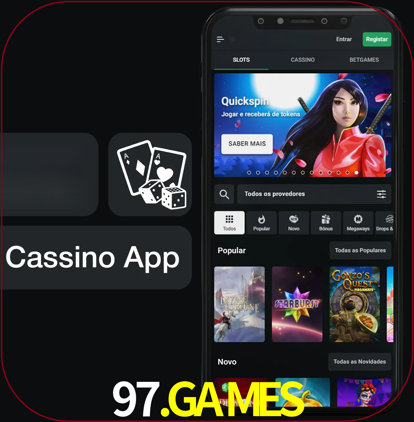 Jogue jogos de cassino e ganhe.