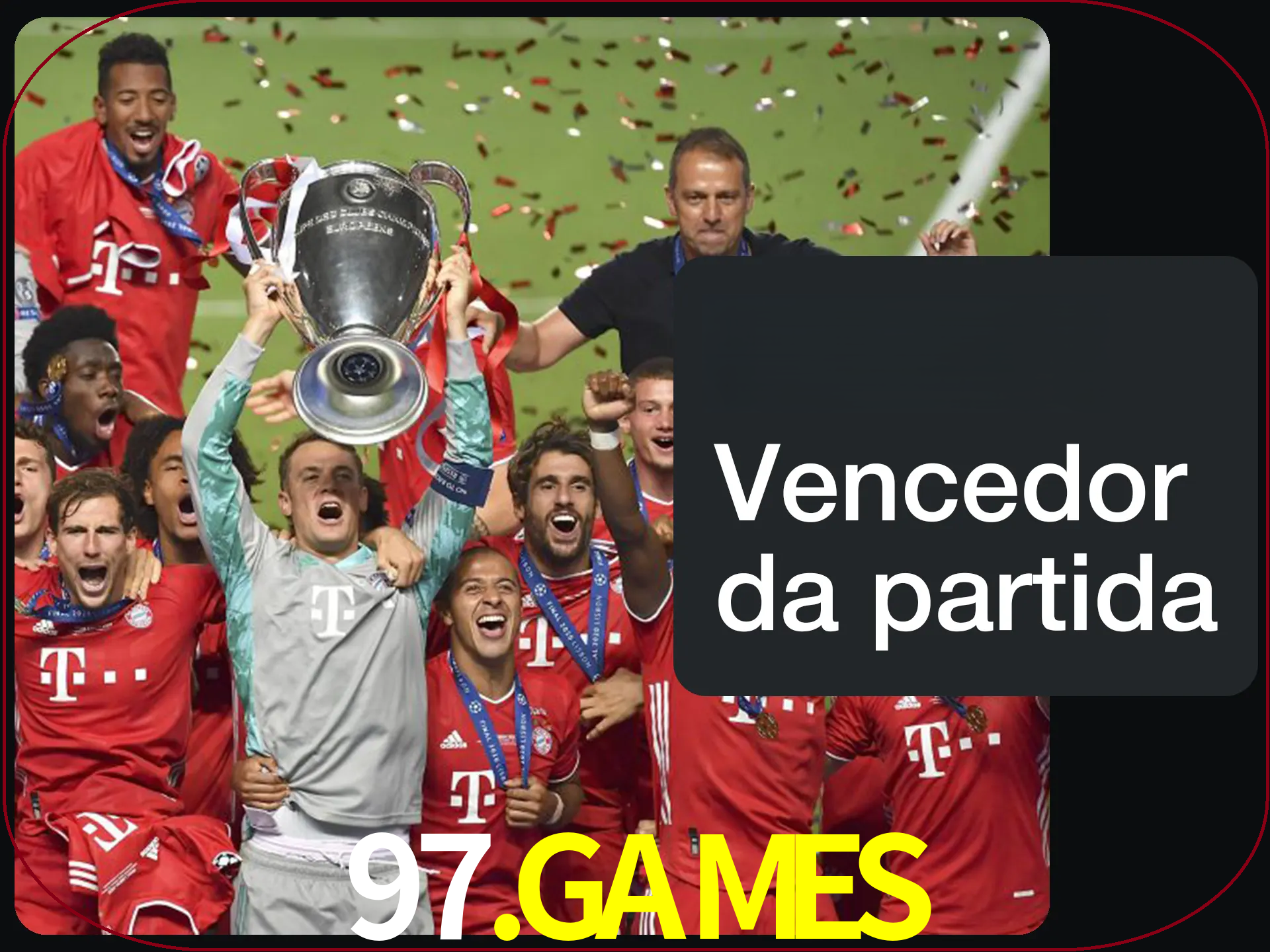 Aposte no vencedor e ganhe uma grande quantia de dinheiro.