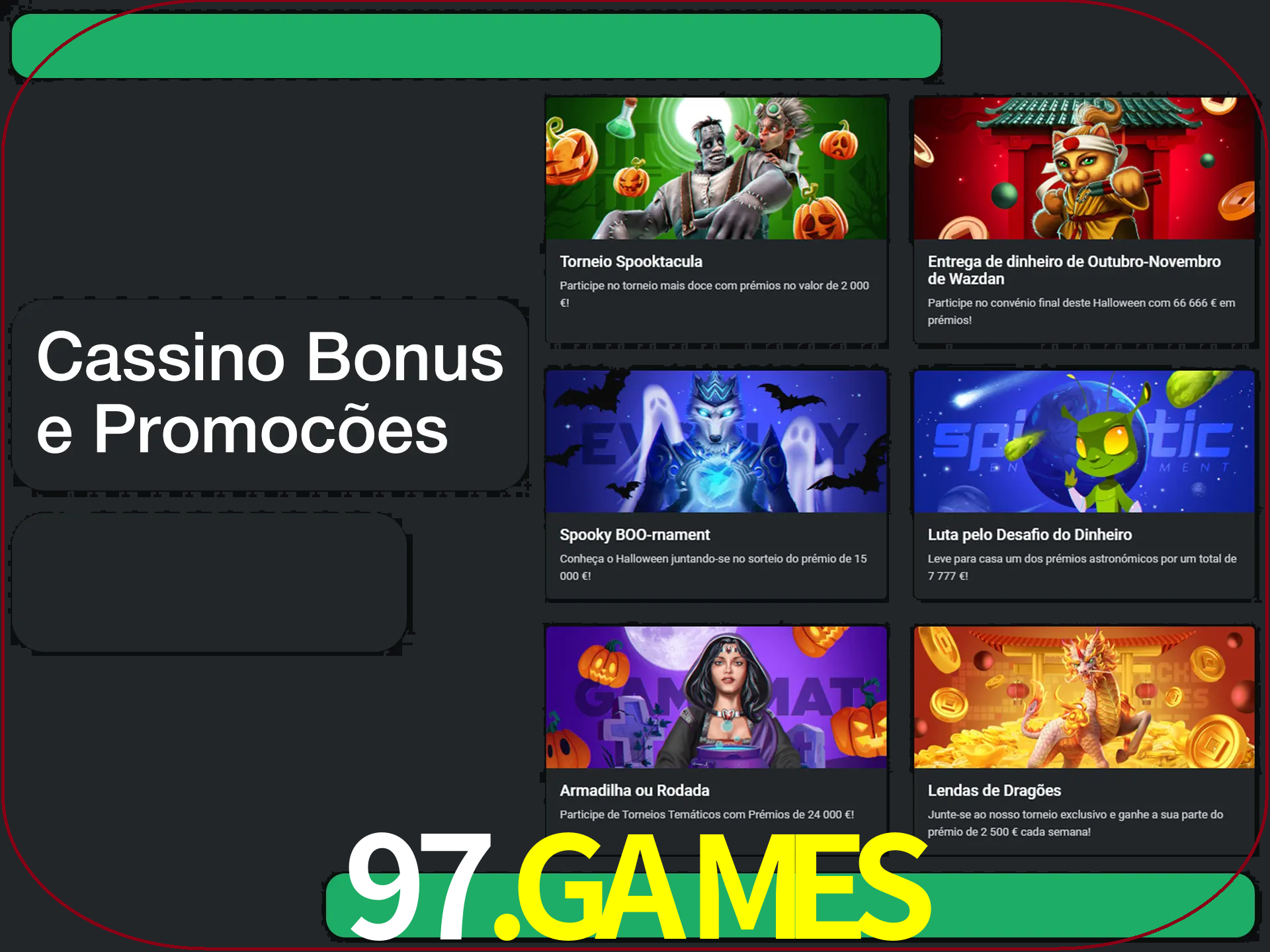 Verifique se há novos bônus de cassino para reivindicar.